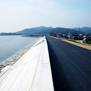 吉井川九蟠護岸工事イメージ