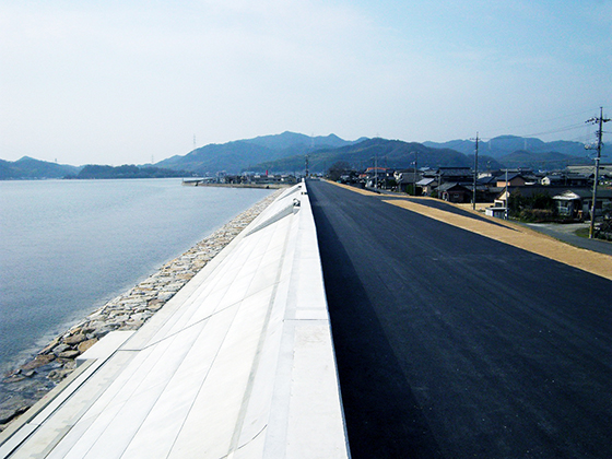 吉井川九蟠護岸工事イメージ