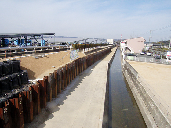 西之浦浄水場導水管耐震工事（その２）イメージ