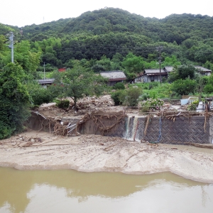 （台風１１号災）田の口地内土砂災害復旧工事イメージ
