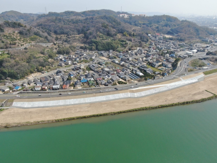 令和２年度高梁川西之浦護岸工事イメージ