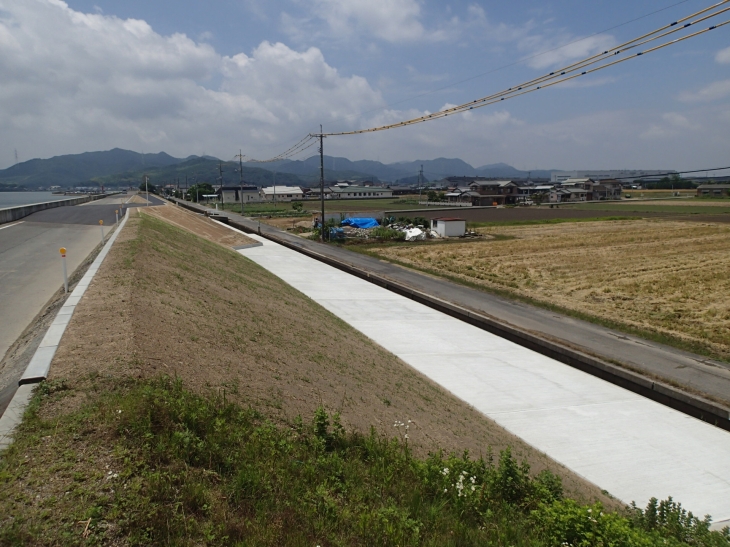 吉井川九蟠護岸その７工事イメージ