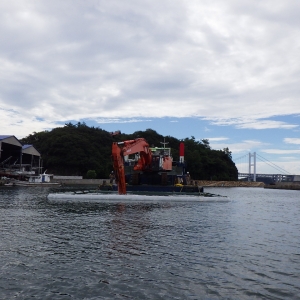 単県　港湾工事（浚渫工）下津井港泊地イメージ