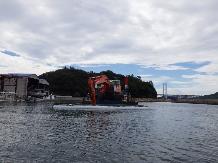 単県　港湾工事（浚渫工）下津井港泊地イメージ