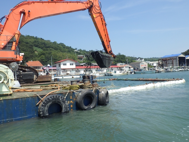 単県　港湾工事（浚渫工）下津井港泊地イメージ