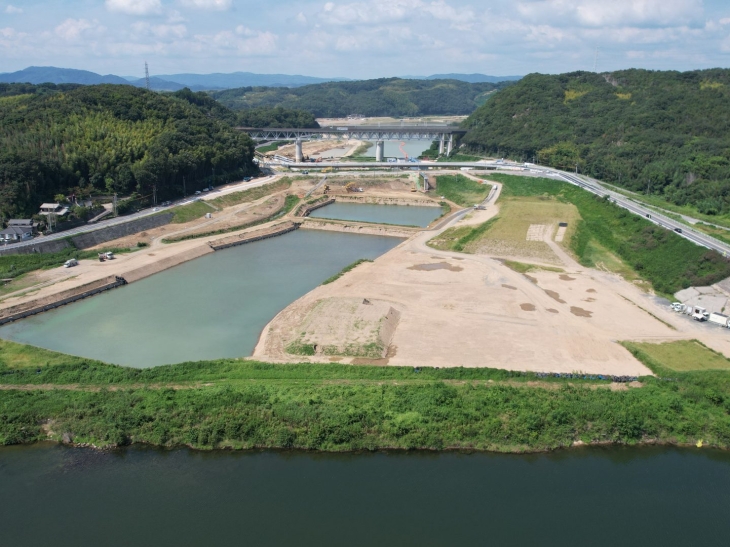 令和３年度小田川付替柳井原地区掘削他工事イメージ