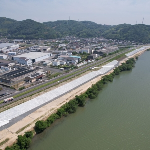 令和５年度高梁川片島堤防強化工事イメージ