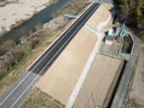 令和５年度小田川箭田地区外堤防強化工事イメージサムネイル